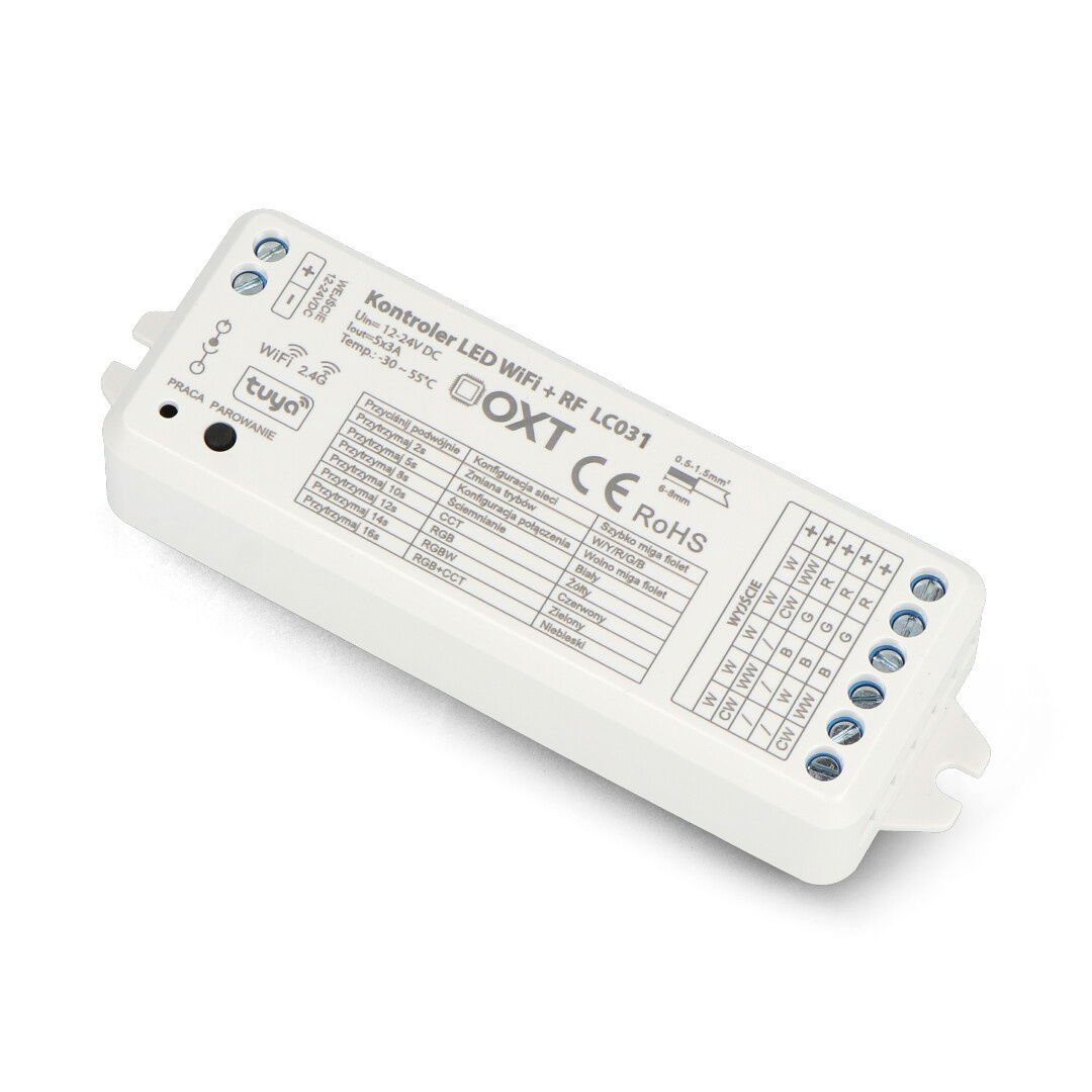 OXT Kontroler LED ZigBee + RF RGBW+CCT SD HUE TUYA