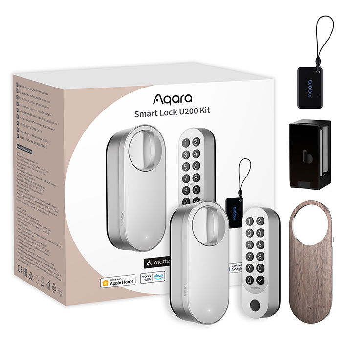 Aqara Smart Lock U200 Ultimate Kit - smartes Türschloss - silber