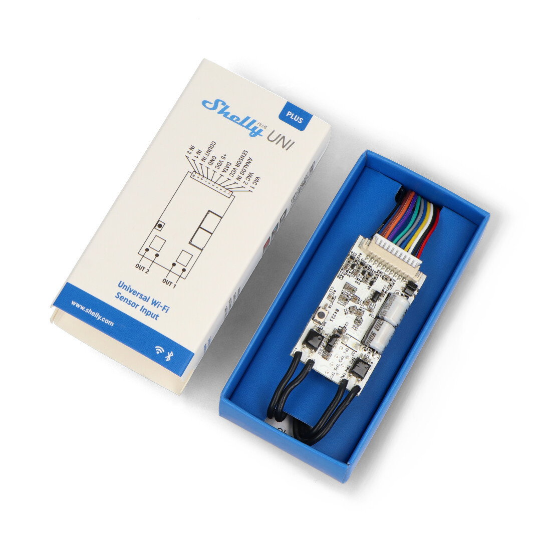 Shelly Plus Uni - universelles WiFi/Bluetooth Modul - ESP32 - Android/iOS Anwendung