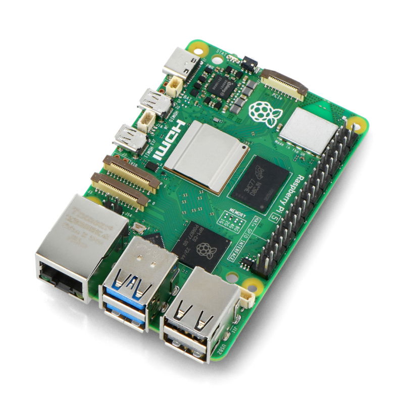 Zestaw z Raspberry Pi 5 WiFi 2GB RAM + 32GB microSD + oficjalne