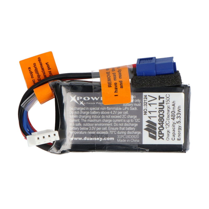 Dualsky 480mAh ULTRA 150C/12C 11.1V