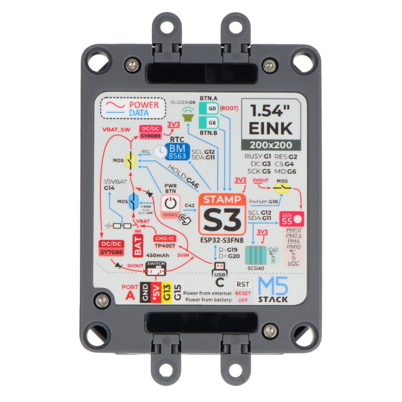 Air Quality Kit w/ M5StampS3(SEN55, SCD40)