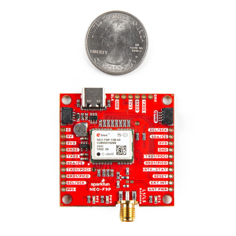 SparkFun GNSS-RTK L1/L5 Breakout - NEO-F9P (Qwiic)