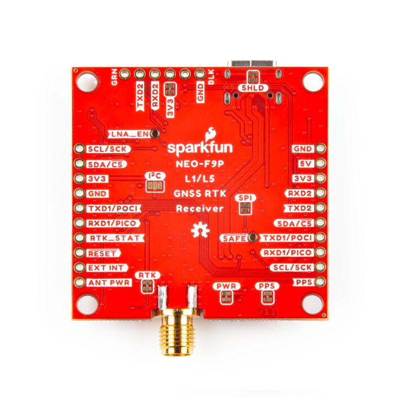 SparkFun GNSS-RTK L1/L5 Breakout - NEO-F9P (Qwiic)