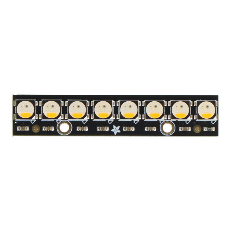 NeoPixel Stick - LED-Streifen 8 x RGBW 5050 - warmweiß -