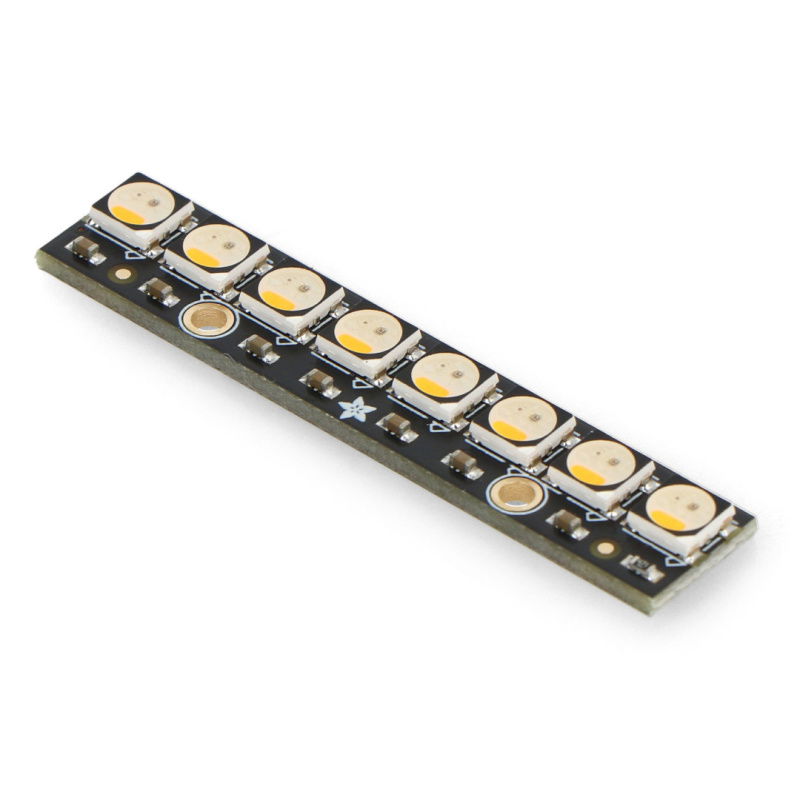 NeoPixel Stick - LED-Streifen 8 x RGBW 5050 - warmweiß -