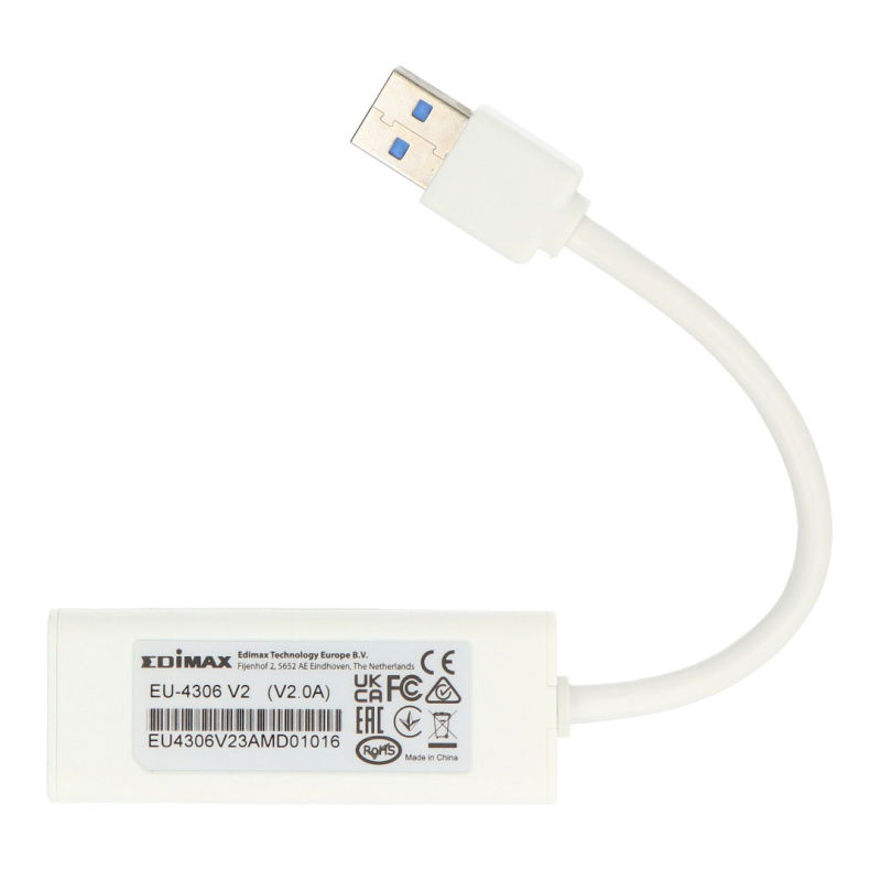 USB 3.2 - Gigabit Ethernet Adapter - Edimax EU-4306 V2