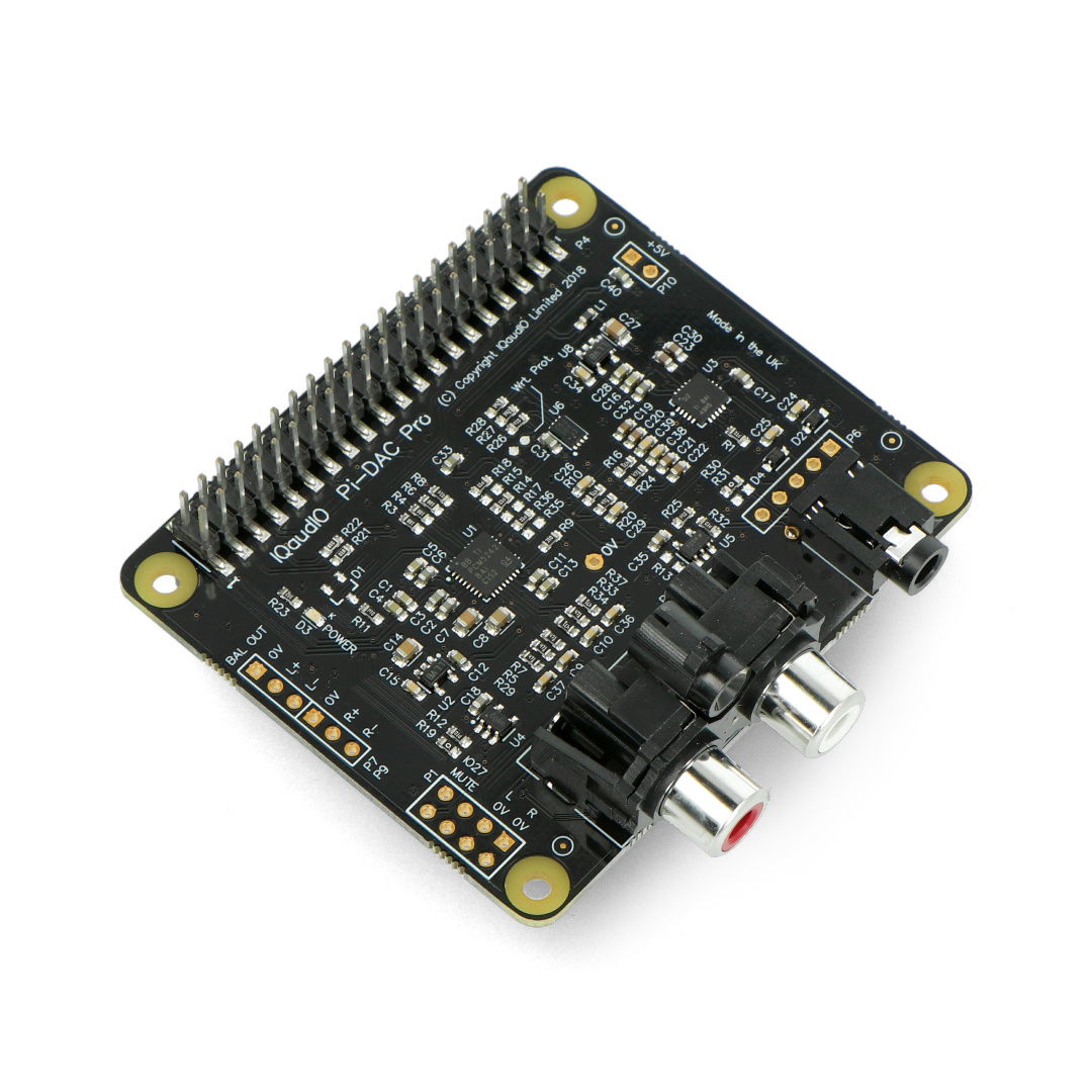 Raspberry Pi DAC Pro - Soundkarte für Raspberry Pi 4B / 3B + /