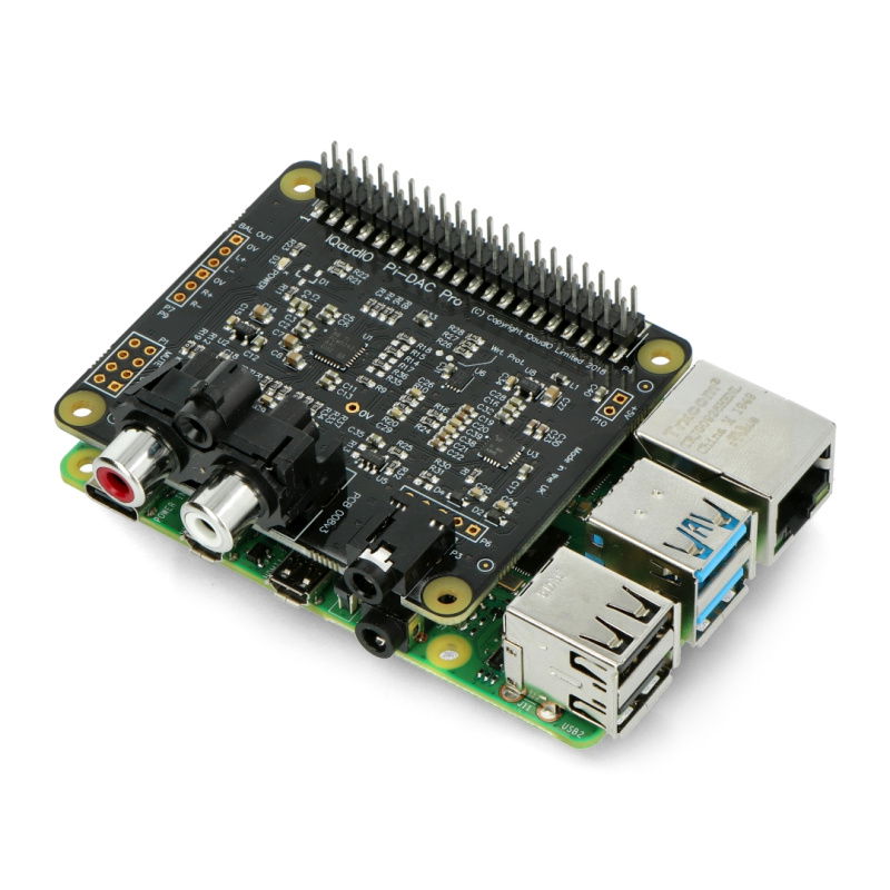 Raspberry Pi DAC Pro - Soundkarte für Raspberry Pi 4B / 3B + /