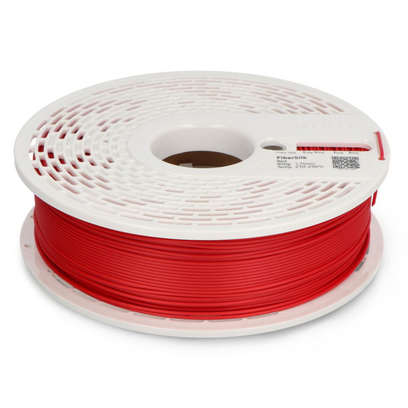 Fiberlogy FiberSilk Filament 1,75 mm 0,85 kg – Metallic-Rot