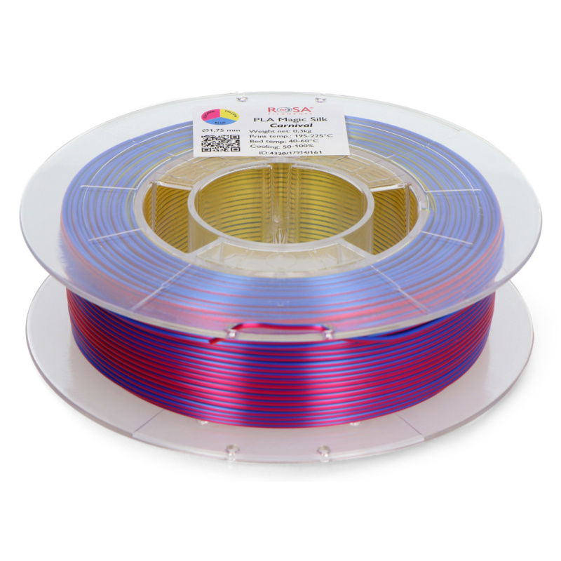 Filament ROSA3D PLA Magic Silk 1,75mm Carnival 300g