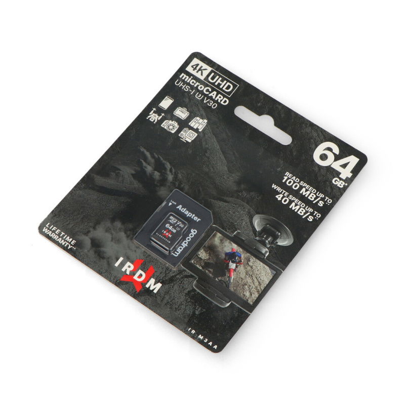 Goodram IR-M3AA microSD-Speicherkarte 64 GB 100 MB / s UHS-I