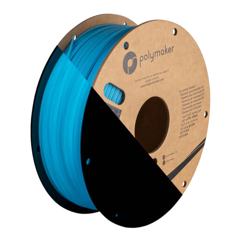 Filament Polymaker PolyLite Luminous PLA Blue 1,75mm 1kg