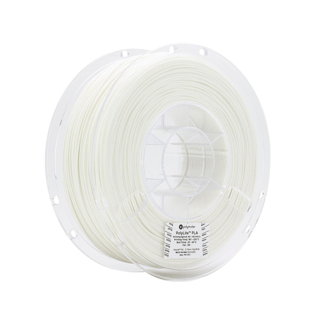 Filament Polymaker PolyLite PLA PRO White 1,75mm 1kg