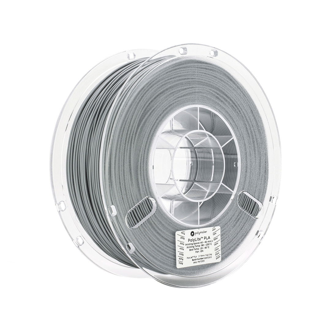 Filament Polymaker PolyLite PLA PRO Grey 1,75mm 1kg