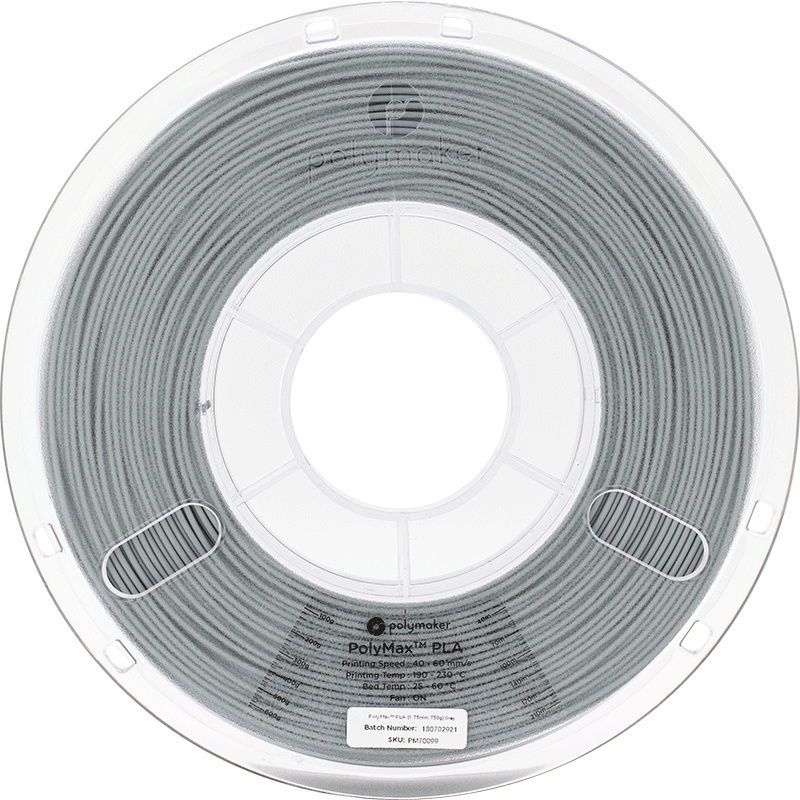 Filament Polymaker PolyMax Tough PLA Grey 1,75mm 0,75kg