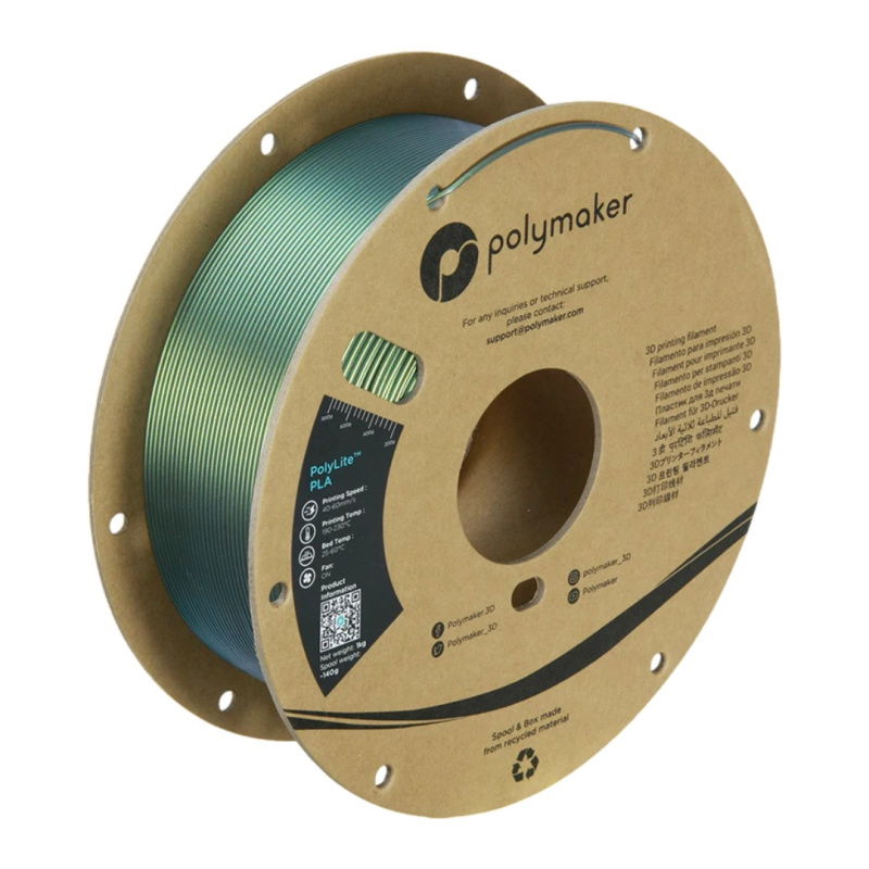 Filament Polymaker PolyLite PLA Starlight Aurora 1,75mm 1kg