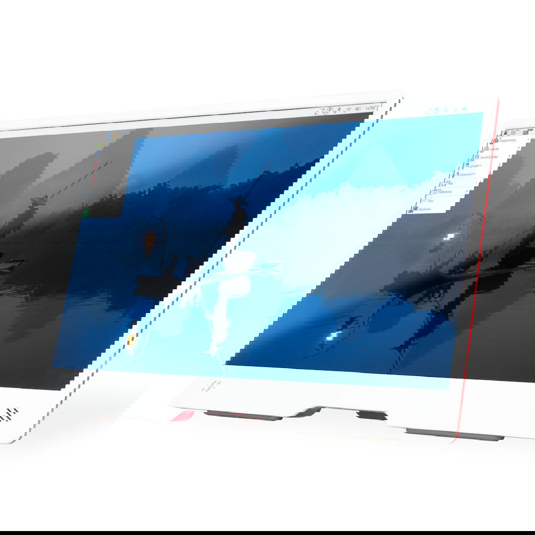 Raspberry Pi Monitor - IPS LCD Bildschirm 15.6'' 1920x1080px HDMI + USB - rot/weiß