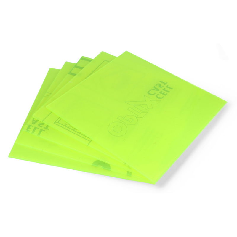 Plexi fluo żółta 3mm 200x200mm (5szt)