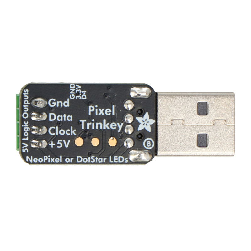 Adafruit Pixel Trinkey - USB Key for NeoPixel / DotStar Driving