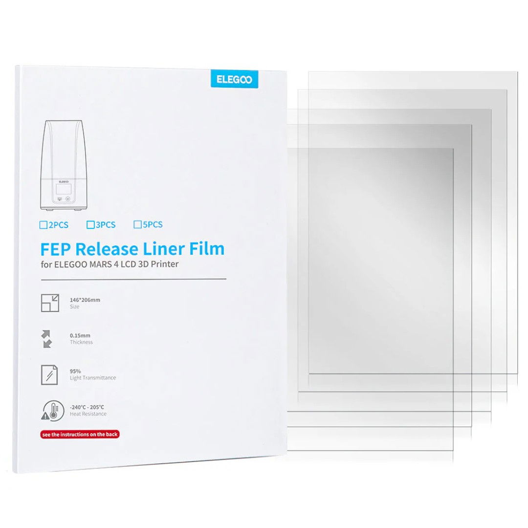 FEP Film for Mars 4/ 5/ 5 Ultra (5 Pcs)