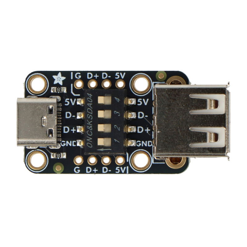 Adafruit Switchable USB Type A to C Breakout Board