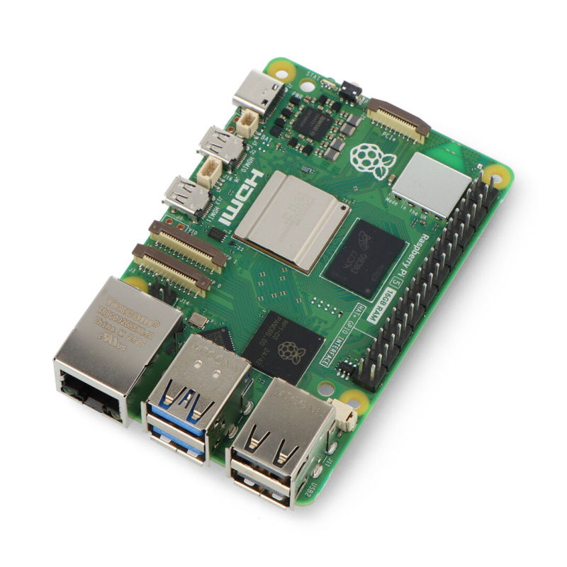 Zestaw z Raspberry Pi 5 WiFi 16GB RAM + 32GB microSD +