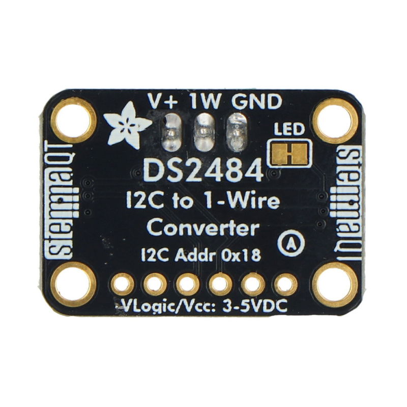 Adafruit DS2484 I2C to 1-Wire Bus Adapter Breakout - STEMMA QT