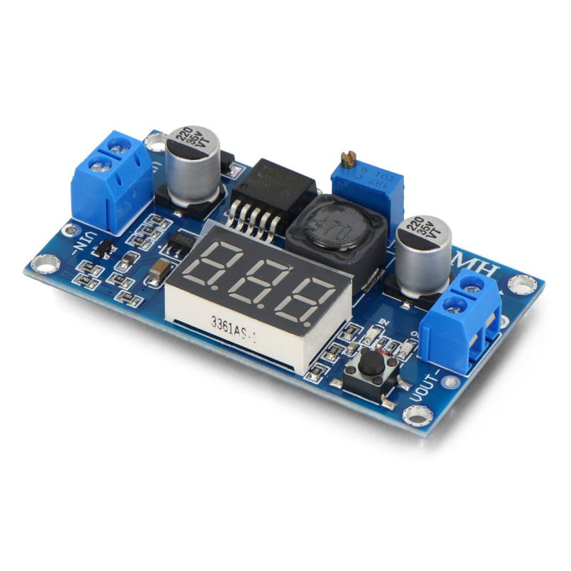 LM2596 3.2V-35V 3A Abwärtswandler mit Display