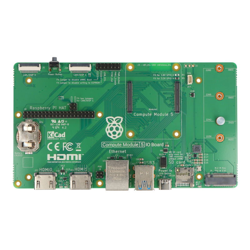 Raspberry Pi Compute Module 5 IO Board - Erweiterungsplatine