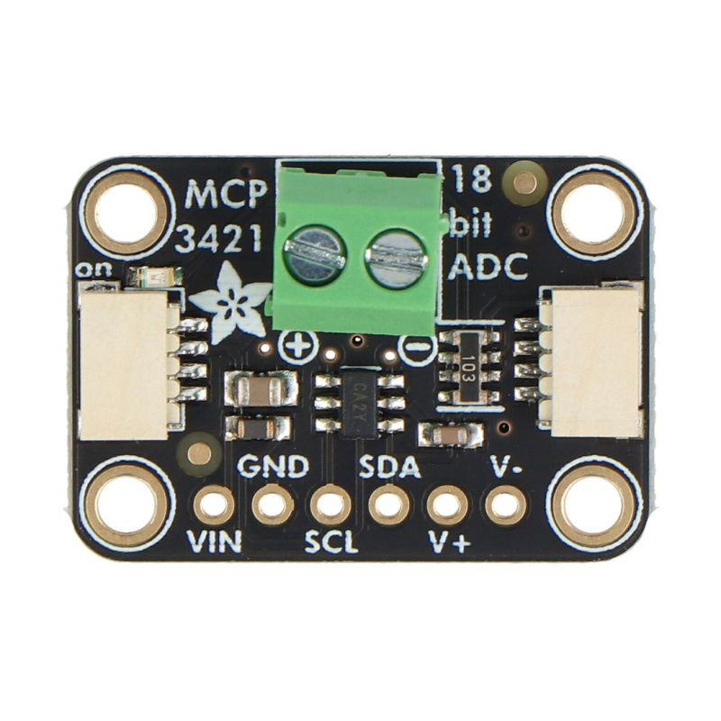 Adafruit MCP3421 18-Bit ADC - STEMMA QT / Qwiic