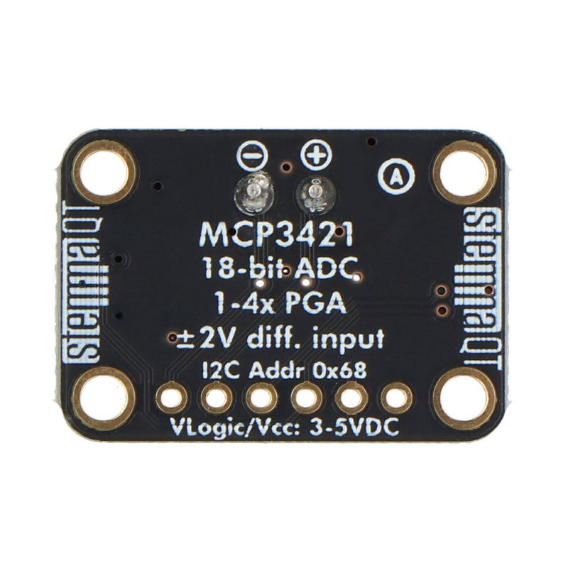 Adafruit MCP3421 18-Bit ADC - STEMMA QT / Qwiic