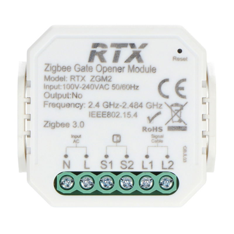 RTX Moduł STEROWNIK BRAMY GARAŻOWEJ ZIGBEE TUYA SMART + CZUJNIK