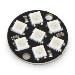 RGB-LED-Ring 7 x WS2812 5050