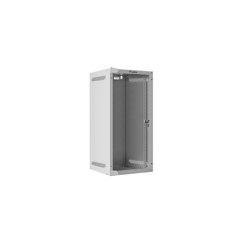 Szafa instalacyjna rack wisząca - 10" 12U 280x310mm - szara -