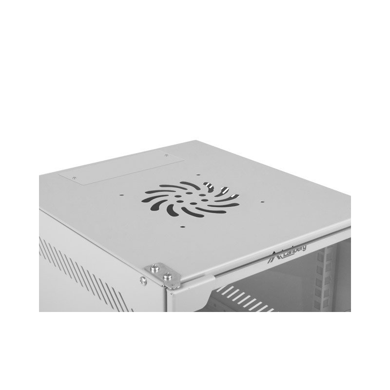 Szafa instalacyjna rack wisząca - 10" 12U 280x310mm - szara -