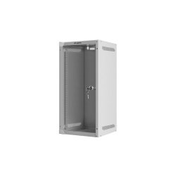 Szafa instalacyjna rack wisząca - 10" 12U 280x310mm - szara -