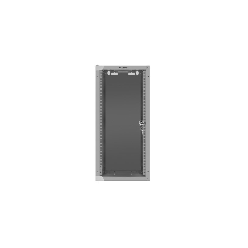 Szafa instalacyjna rack wisząca - 10" 12U 280x310mm - szara -