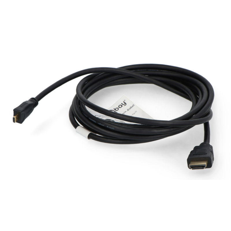 Przewód Goobay 74434 microHDMI - HDMI 2.1 - 3m