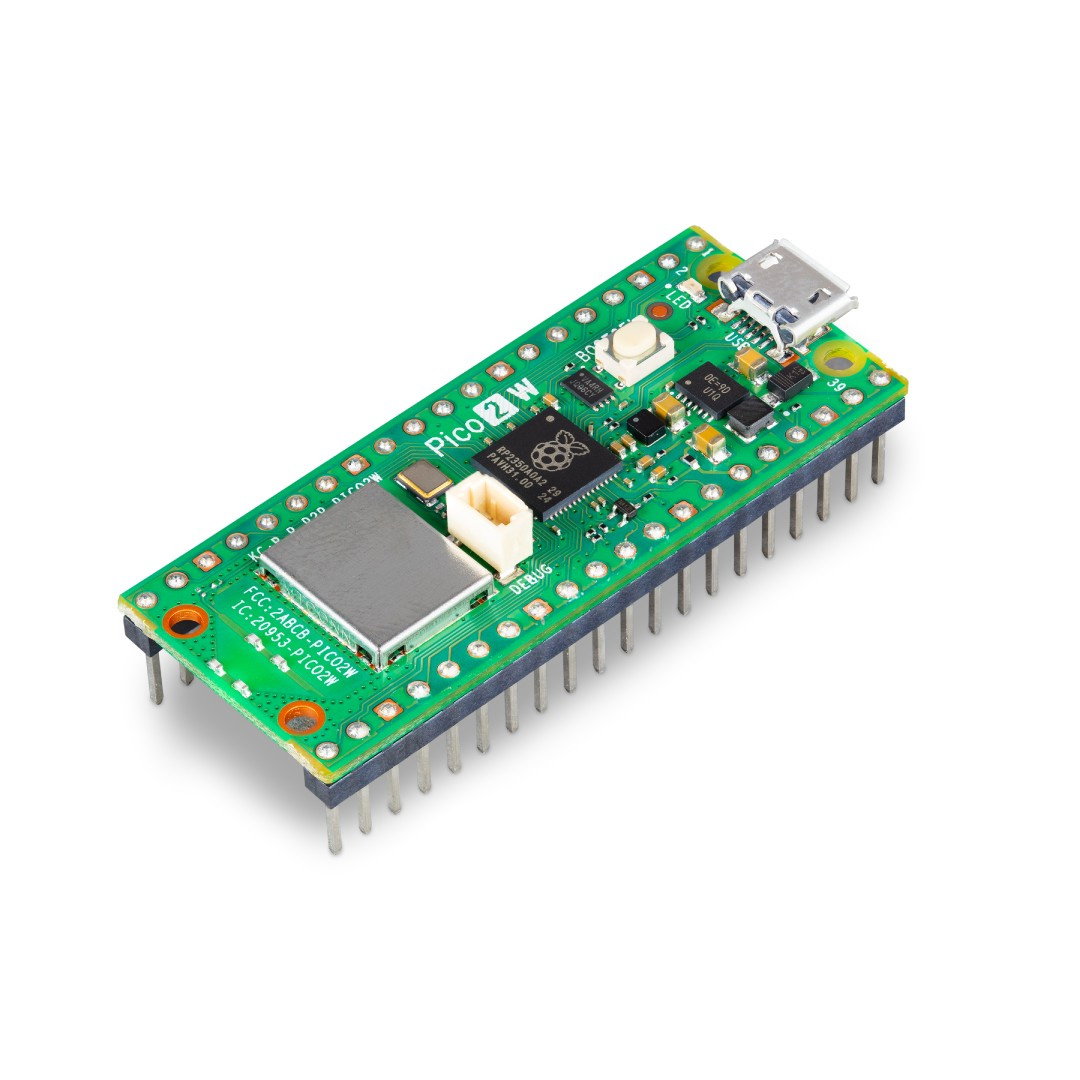 Raspberry Pi Pico 2 WH - RP2350 ARM Cortex M33 + CYW43439 - WiFi/Bluetooth - mit Anschlüssen