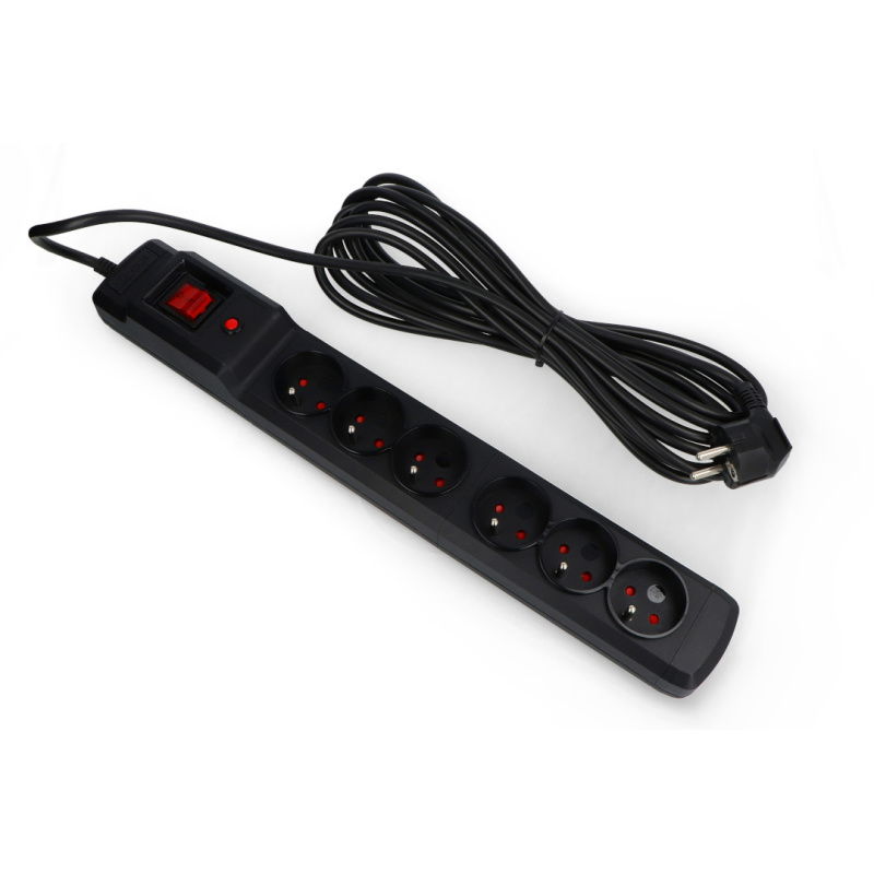 Steckdosenleiste mit Sicherheit Arcon Multi M6 schwarz - 6