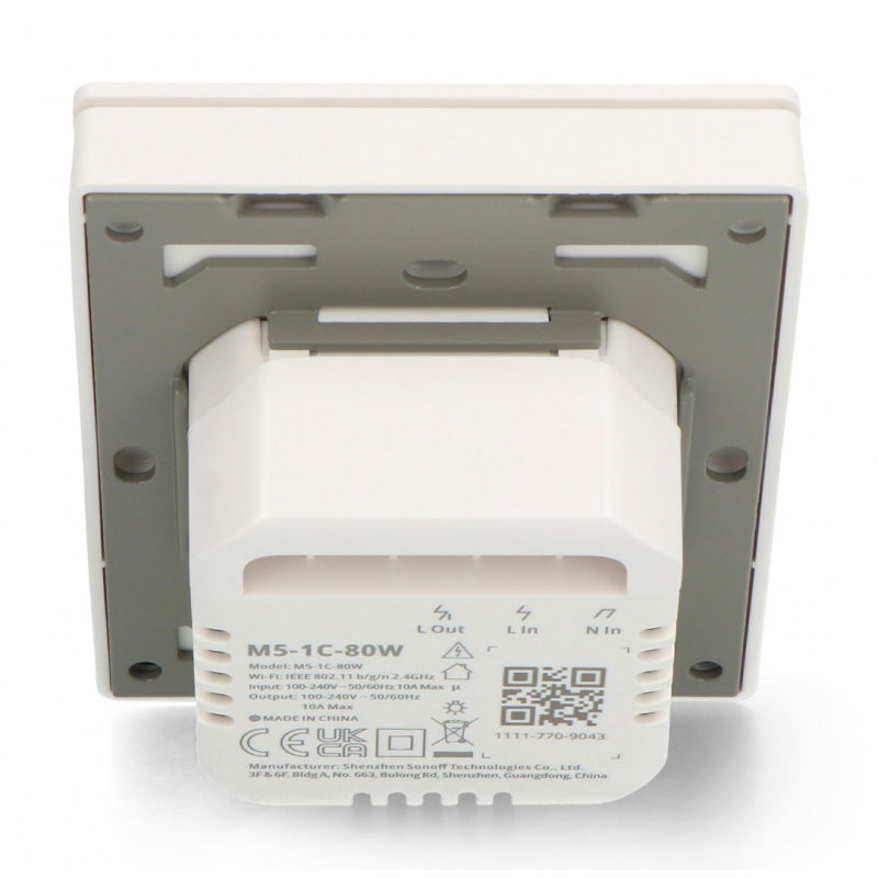 Inteligentny przełącznik ścienny WiFi M5-1C-80W Matter