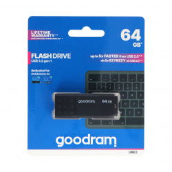 GoodRam Flash Drive - USB 3.2 Pendrive - UME3 schwarz 64GB