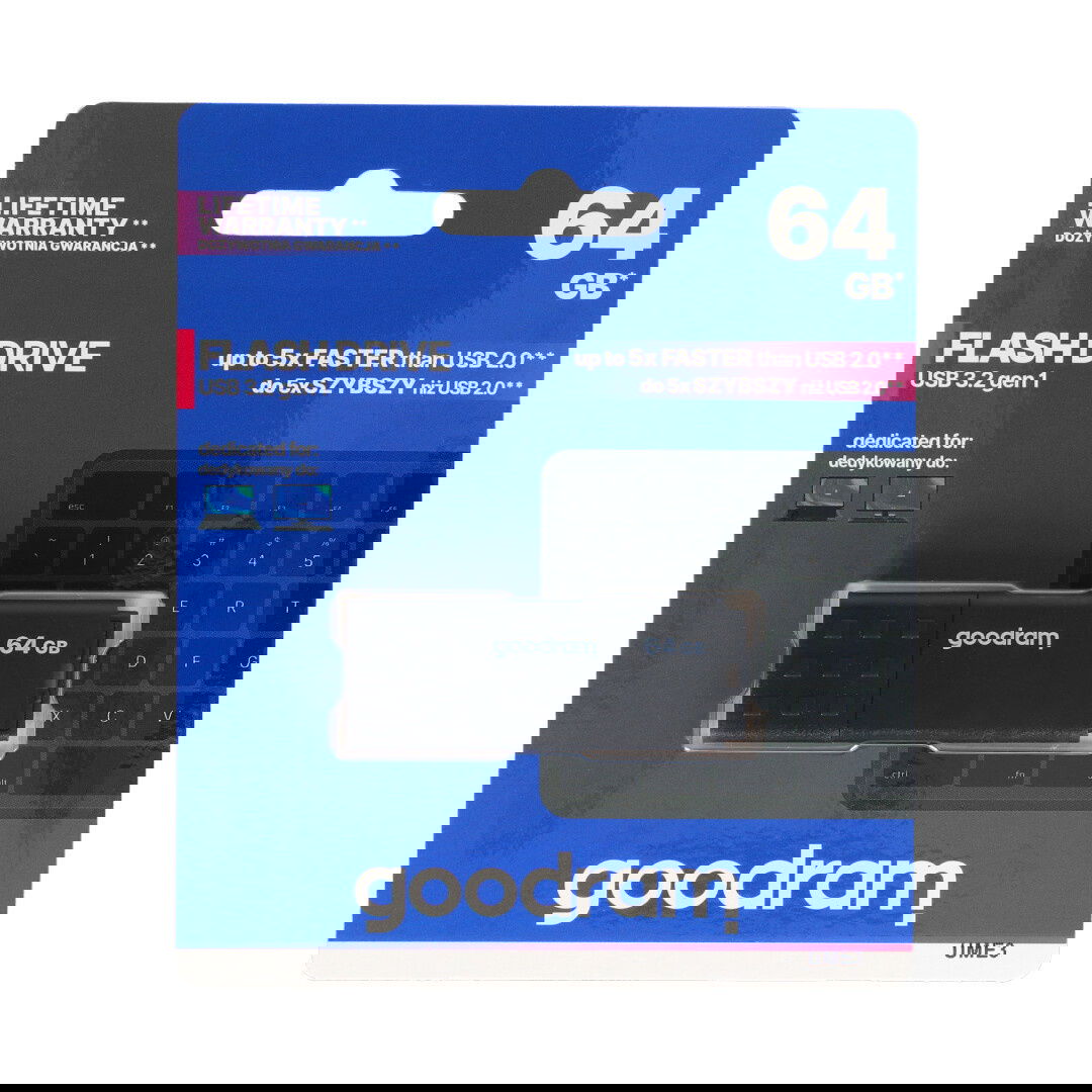 GoodRam Flash-Laufwerk – USB 3.2 UME3 Schwarz 32 GB