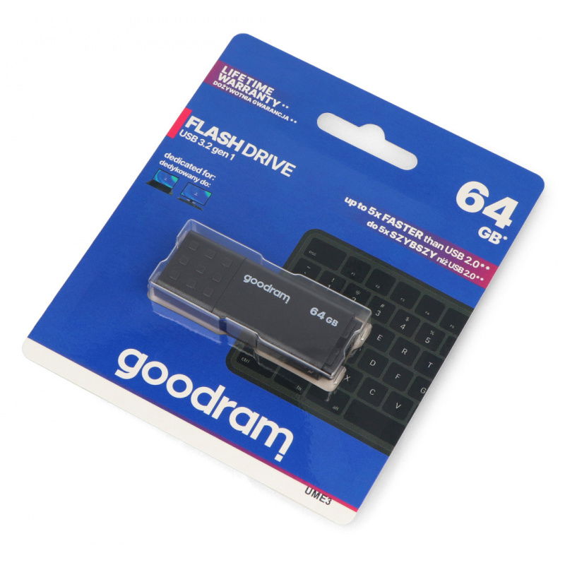 GoodRam Flash-Laufwerk – USB 3.2 UME3 Schwarz 32 GB