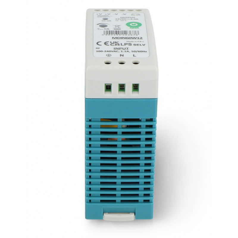 MDIN60W12 Netzteil für eine DIN-Schiene - 12V / 5A / 60W