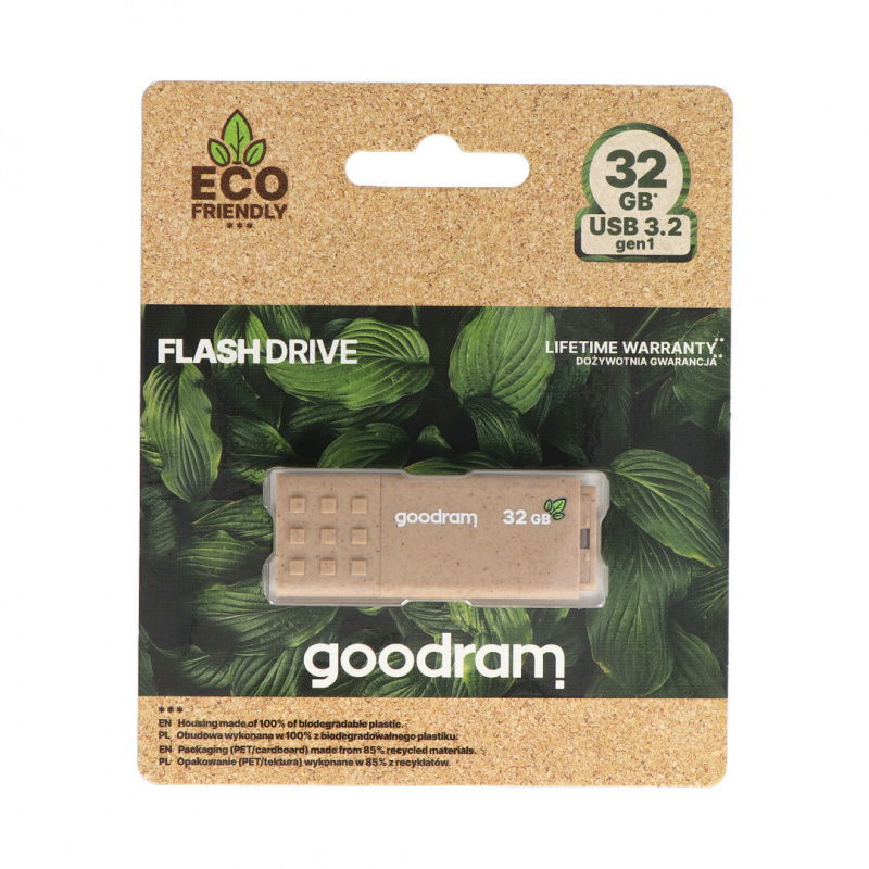 GoodRam Flash Drive – USB 3.2 Pendrive – UME3 Eco Friendly – 32