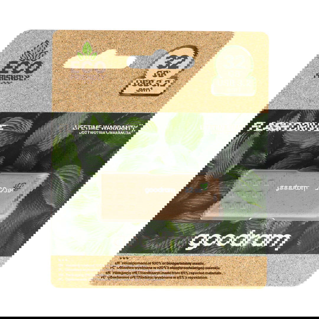 GoodRam Flash Drive – USB 3.2 Pendrive – UME3 Eco Friendly – 32