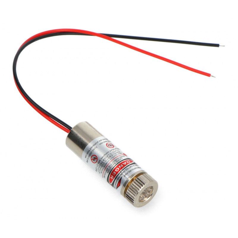 Laserdiode 5mW rot 650nm 5V - Kreuz