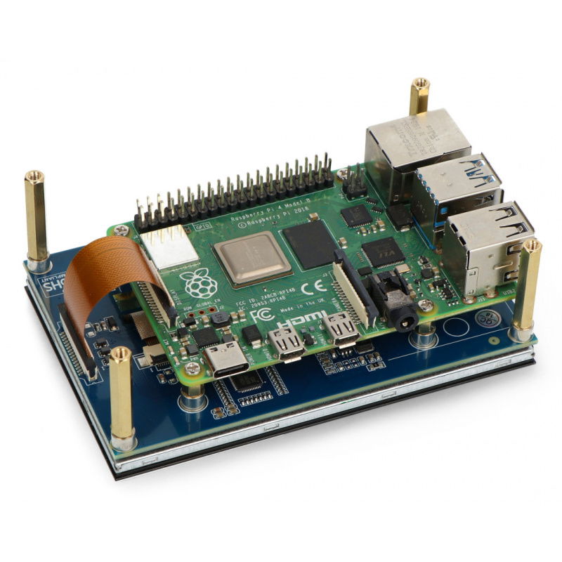 Touchscreen - kapazitives LCD 4,3 '' IPS 800x480px DSI für